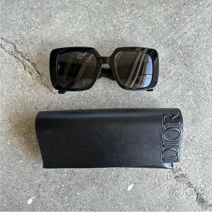 Dior Black Oversized Square Sunglasses